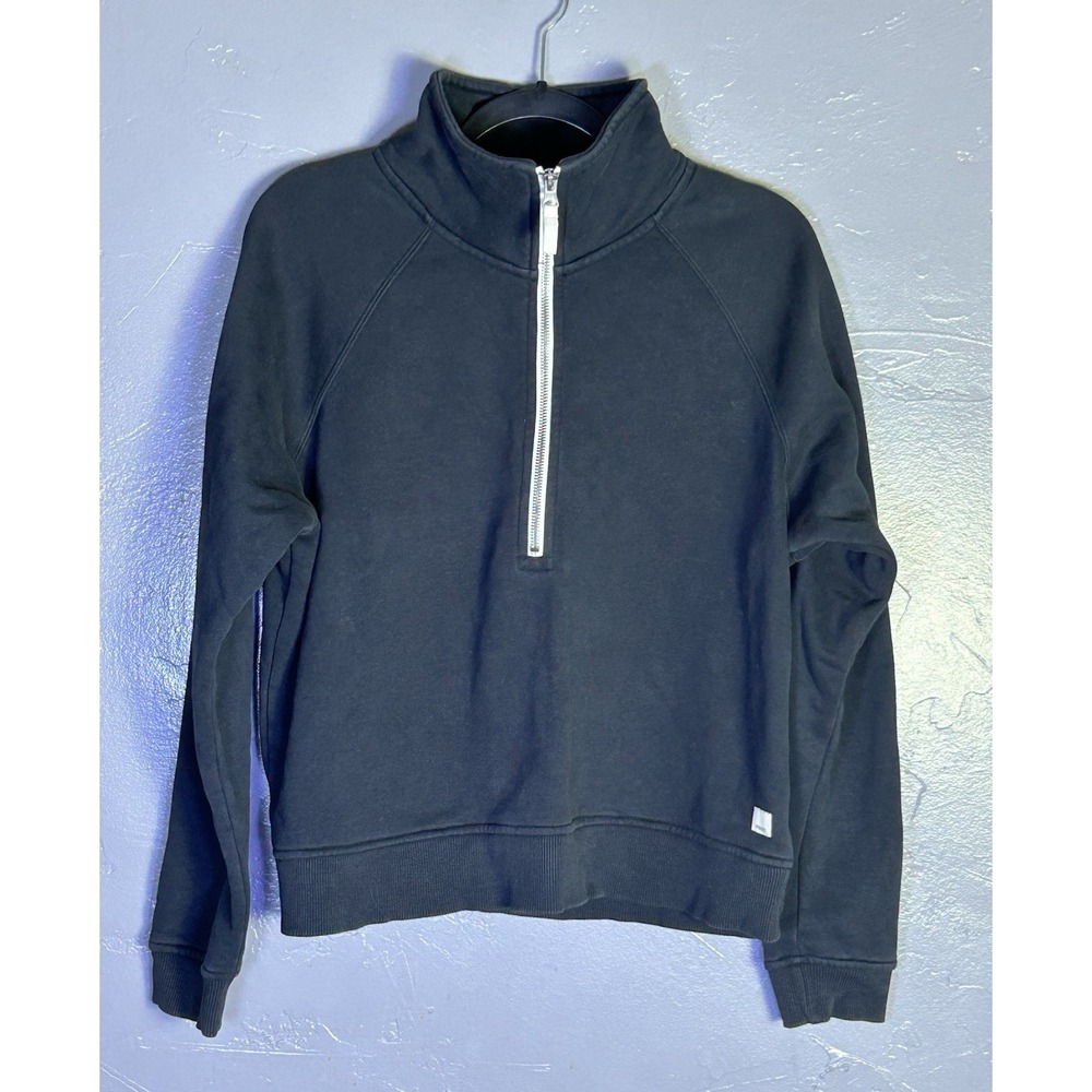 VUORI Women's Restore Half Zip Dark Gray Pullover Sweater VW233 Sz M Has Logo
